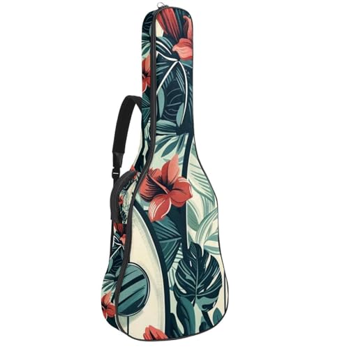 Housse guitare acoustique en tissu Oxford étanche avec double poche