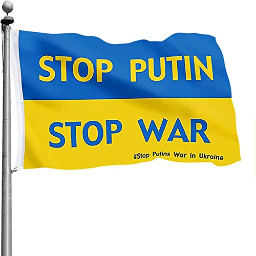Stop war Ukraine Flag Ukrainian Peace Lover 90*150cm Outdoor Ukraine Flag Banner Ukraine Flag Decoration Cover