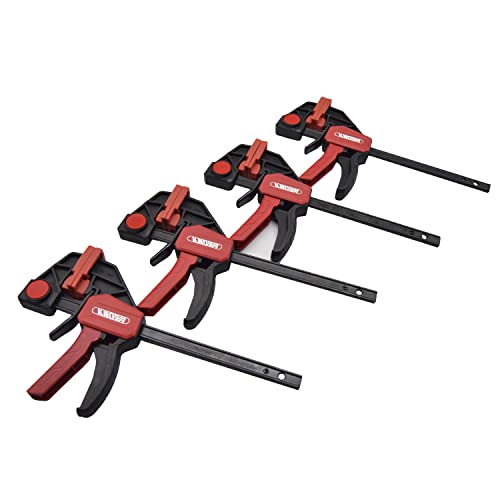 Recopilación de Sargentos de banco del mes. 49 Knova Juego de Prensas/Sargentos de Ajuste Rápido 6' con 4 piezas