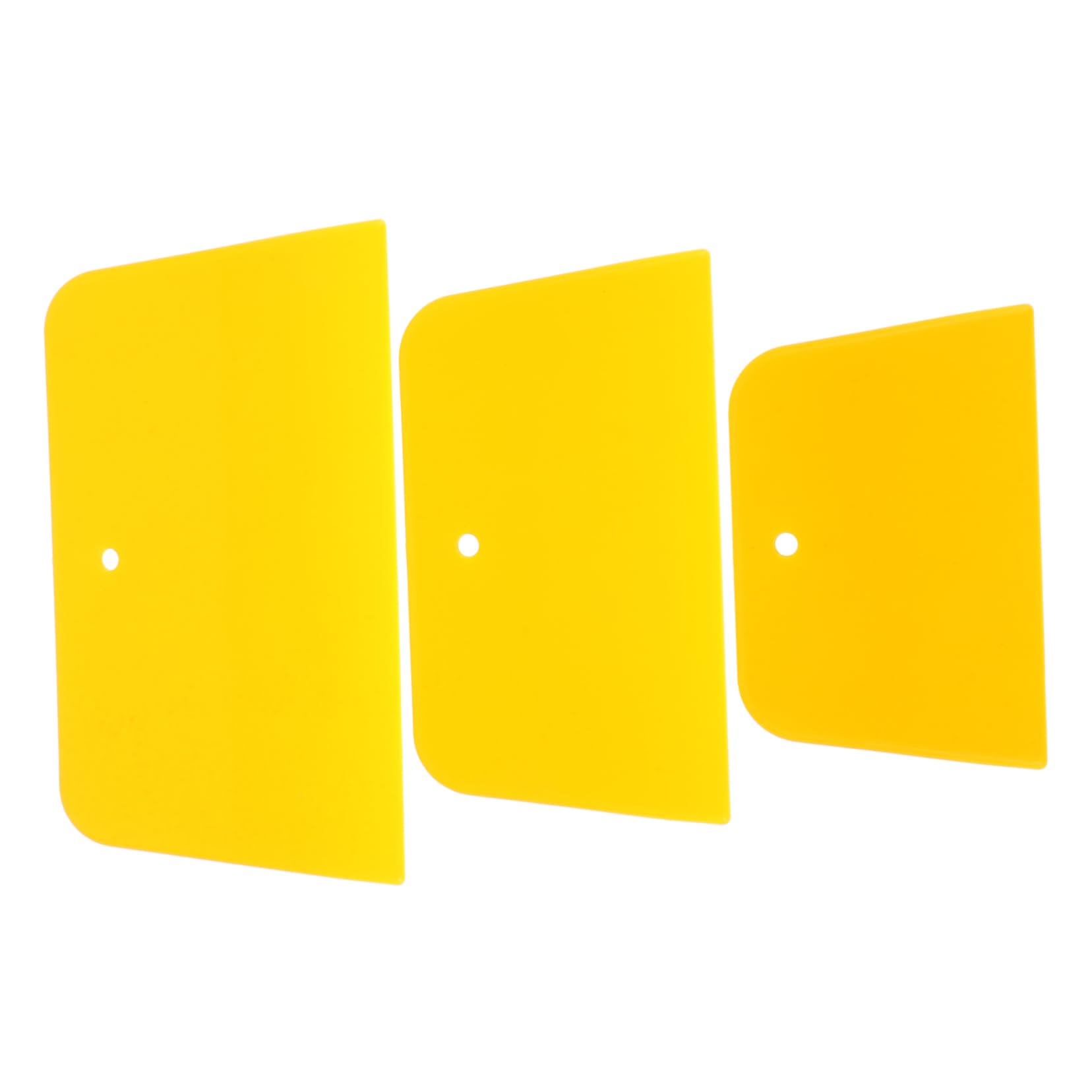 Cabilock Versatile Auto Body Filler Spreaders Set 3pcs Soft Scratch- Car Repairs