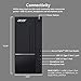 Acer Aspire TC-1770-UR12 Desktop | 13th Gen Intel Core i5-13400 10-Core Processor | 16GB 3200MHz DDR4 | 512GB M.2 2280 PCIe Gen 4 SSD | SD Card Reader | Intel Wi-Fi 6E AX211 | Windows 11 Home,Black