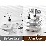 Gagee 4 Pack Paper Organizer for Desk,Clear - Image 4