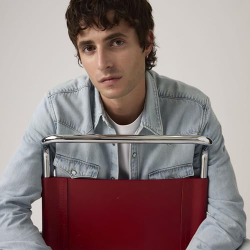 Image of Levi's Men's Solid Slim Fit Denim Shirt