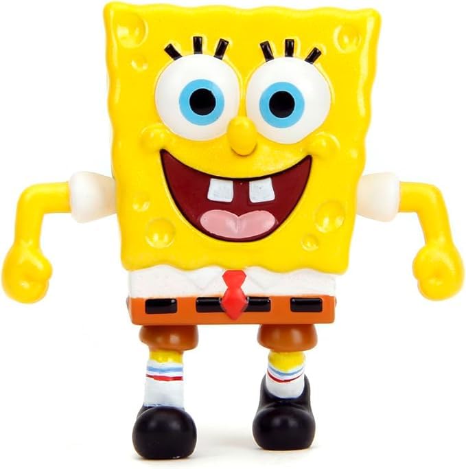 Jada Toys 4er-Set Spongebob Figuren (Spongebob Schwammkopf, Patrick, Thaddäus und Mr. Krabs) - 4 Sammelfiguren aus Metall… – Ansicht 2