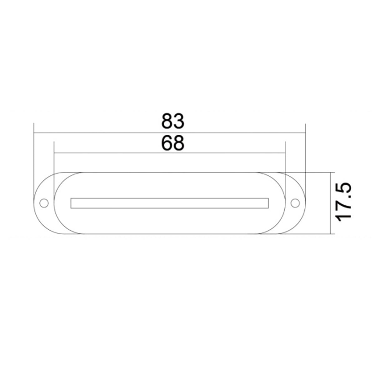 Amazon.co.jp: ROZILO ホワイト 7.5K ホットレール ST シングルコイル