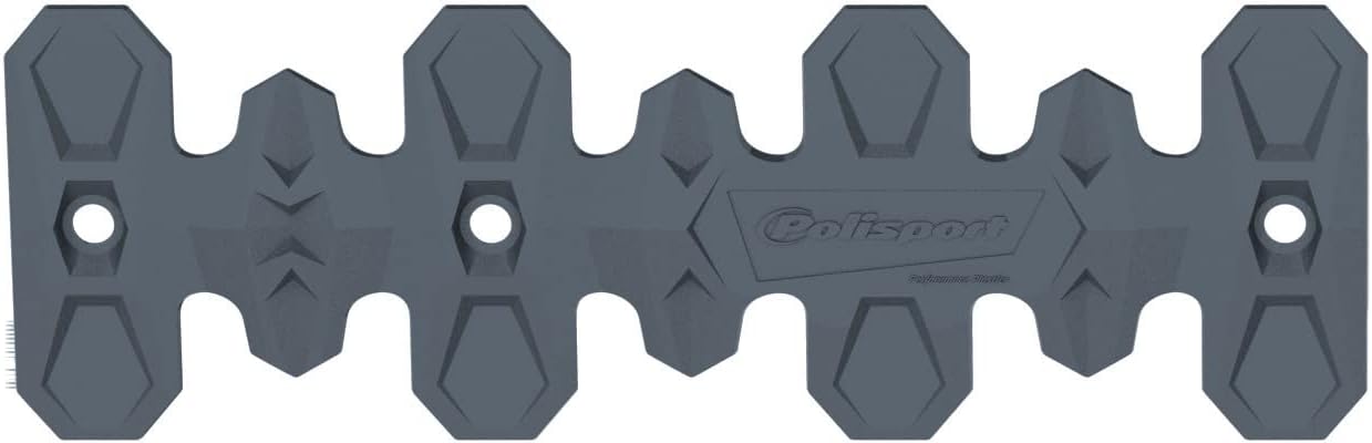 POLISPORT 8483800006 – ARMADILLO HEAD Universal Exhaust Protector for 4 Stroke Motorcycles 40 cm Combines Stainless Steel and Lightweight Elastomer Resistant to High Temperatures in Taupe Colour