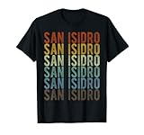 San Isidro City Filipinas Retro Camiseta