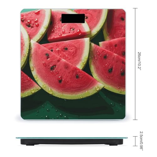 Balanza digital de baño con plataforma de vidrio templado miniatura 2