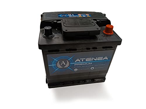Batería de Coche, Atenea Premium AT440, 45Ah, 12V, 360A, Standard, Para vehiculos sin sistema Start-Stop