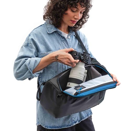 Image of Tenba Solstice v2 16L Sling Bag for DSLR and Mirrorless cameras and lenses, including supertelephoto zooms - Black (636-432)