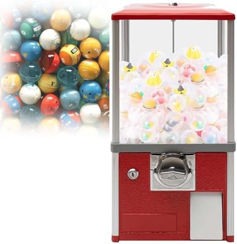 Commercial Gashapon Machine - Large Capacity Coin-Operated Capsule Toy Vending Machine & Candy Dispenser for Shopping Malls, Game Halls, Amusement Parks (Green)