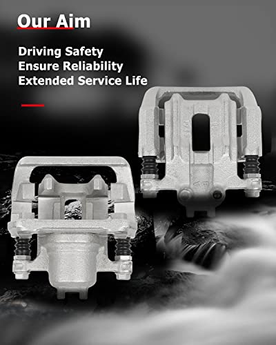 Image of cciyu 19B6886 19B6887 Rear Left & Right Brake Calipers With Bracket For Acura For RDX 2013-2018,For Honda For Crosstour 2012-2015,For Honda For CR-V 2007-2016 Driver & Passenger Side