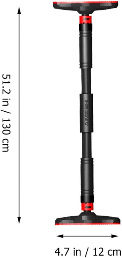 POPETPOP Indoor Strength Training Doorway Pull up Bar Wall Mount Pull up Bar No Screws Easy Install Dismantle Fitness Equipment