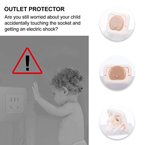 STOBOK O Plugue de Tomada de SeguranÃ§a para BebÃª de 24 Unidades Cobre O Protetor ElÃ©trico Ã  Prov