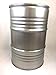 Birsppy SRM - Design Metallfass 210 Liter Blechfass Fass Ölfass Tonne mit Spannring und Deckel Blank NEU