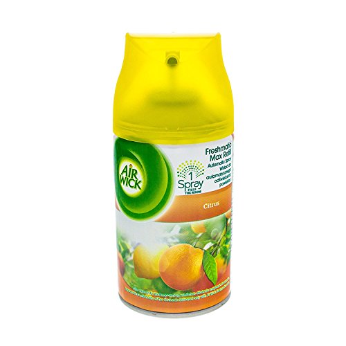 4 x Airwick Freshmatic Max Automatik Spray NachfĂĽller 250 ml Citrus