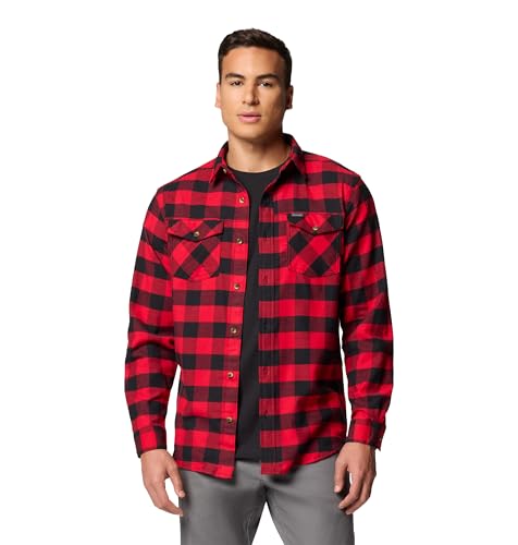 Columbia Men's Bearmouth Springs Roll Up Long Sleeve Flannel Shirt2