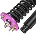 ECCPP Coilovers Struts fit for Acura for CL 2001-2003,for TL 1999-2003,for Honda for Accord 1998-2002 Height Adjustable Coilovers Suspension Kit Spring Strut Shock - Purple
