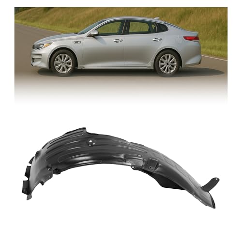 ALMULOO Front Left Inner Fender Liner Panel Compatible with 2016 2017 2018 Kia Optima Replacement for 86811D5000 KI1248145 Wheel Liner Splash Shield Driver Side
