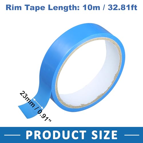 A ABSOPRO Tubeless Bike Rim Tape Strip 23mm Width 10m Length Blue, 32.81 feet x 23mm x 3mm - Image 3