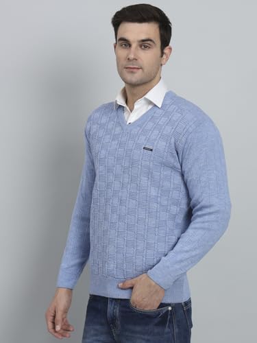 Image of eWools Men's Winterwear Woolen Striped Sweaters