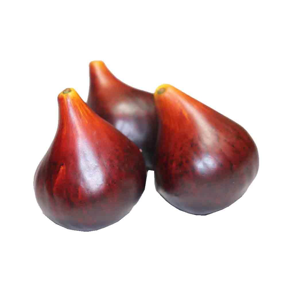 GuCra Fruits Vegetables Artificial Fig 3 pcs Pack, Fruit Model, Figs (EX)