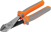 Vista 14 de Klein Tools 2288RINS Alicates Cortadores Diagonales Aislados de 1000V, Fabricados en EE.UU., Diseño de Alta Palanca, Cuchillas Endurecidas por