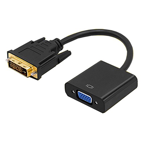 YOMOSI Active DVI-D to VGA Adapter Converter,1920x1200 Male to Female M/F Video Adapter Cable for DVI-D Link 24+1 Systems to Connect to VGA displays