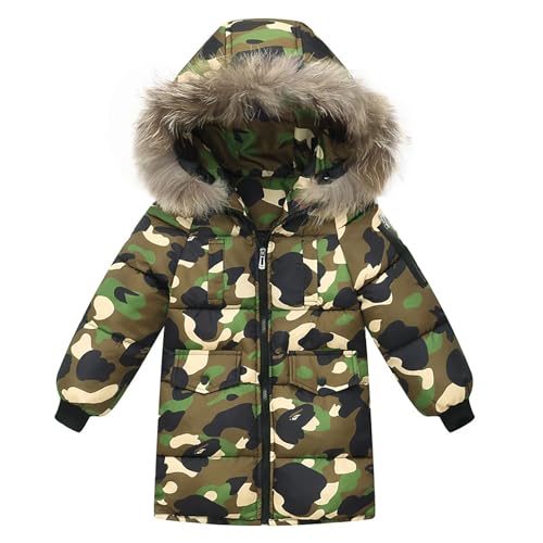 Children's Down Cotton Padded Jacket Autumn Winter Cotton Long Coat for Boys Girls Winter 𝗙𝐮𝗿 Ropa De Niño De 3 Años