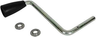 Fulton Bulldog 500105 Trailer Jack Accessory, Sidewind Crank Assembly for 170's w/Black Knob