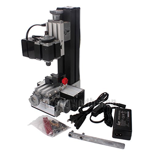 SUNWIN Metal Mini Milling Machine Metalworking DIY Woodworking Power Tools Modelmaking - Thumbnail 4