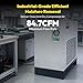 Refrigerated Compressed Air Dryer 84.7 CFM, 110V Industrial Air Dryer for 20HP Air Compressor, Moisture Separator, Low Dew Point, Compressed Air Drying System