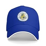 University of Akron Zips Breathable Unisex Snapback-Structured Sandwich Cap for All-Day Wear Blue