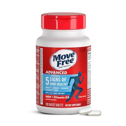 Move Free Advanced Glucosamine Chondroitin MSM + Vitamin D3-120 ct