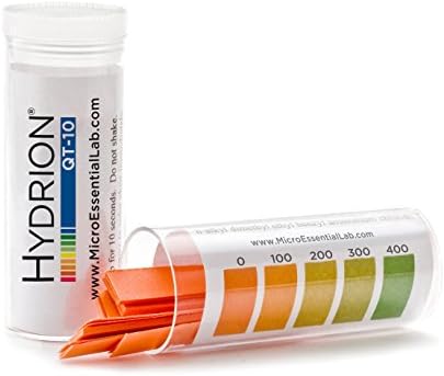 Pro Hydrion QT-10 Test Strips QT-10V 100 Strips per Vial (not rolls)