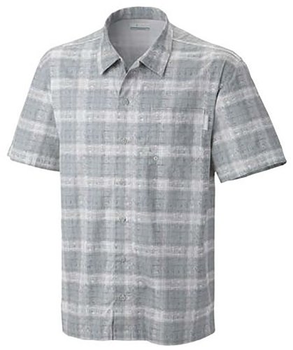 Chemise à manches courtes pour homme Columbia Trollers Best taille S motif vichy bleu