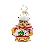 Christopher Radko Hand-Crafted European Glass Christmas Tree Decorative Ornament, Sugary Chef Gem