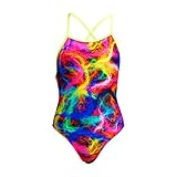 Funkita Badeanzug Girls Strapped In Solar Flares - Trainings Schwimmanzug für Mädchen, Größe:152