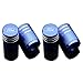 EVPRO Valve Stem Caps 4 Pack Blue Car Tire Decorative Fit for Ford Accessories