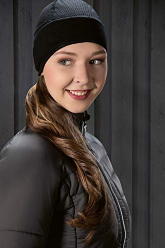 HKM Kopfwärmer-2653 Berretto, Schwarz, Taglia