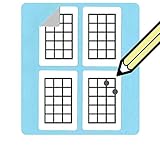 Bass, Ukulele Chord and Tablature Fingering Stickers (500 Pack) Free Shipping At Checkout