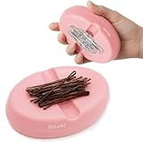 Sizobi Magnetic Bobby Pin Holder, Securely Holds Metal Hair Clips & Paper Clip, Magnetic Pin Cushions for Sewing,Sewing Supplies,Needle Magnetic Quilting Pins Holder Organizer (No Bobby Pins Included)