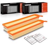 A-Premium Front 2-PC Engine Air Filter Compatible with Mini Cooper 2007-2015, Cooper Countryman