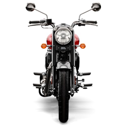 Image of Royal Enfield Classic 350 with Disc & Spoke Wheels Motorcycle (Redditch Red) Booking for Ex-Showroom Price
