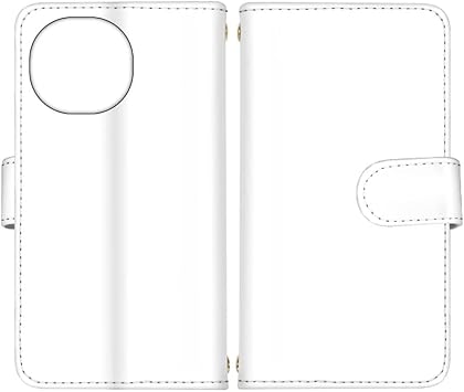 Suma Tsu AQUOS R Compatible Smartphone Case Notebook with Card Slots SH-03J SHV39 605SH 604SH Case for Music Notes Melody Aquos Earl Case Gift Stand Function au SoftBank E.White vc-755