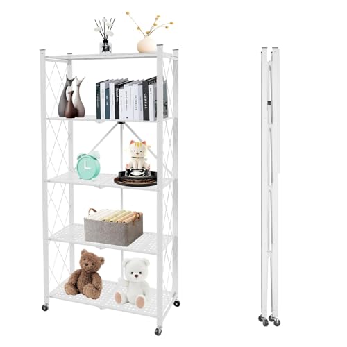 5i ܂݃bN ܂肽ݒI [bN X`[bN I[vbN I ^bN܂ I[vVFt LX^[tW ȃLb`bN  gݗĕsv Folding Shelf (White, 71×s34×