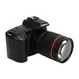 Fotocamera Digitale 4K da 64 MP, Fotocamera Digitale per Visione Notturna, Display a Colori IPS da 3 Pollici, WIFI, Zoom Digitale 16X, Grandangolo da 120 Gradi, Luce di