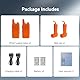Retevis RT622 Walkie Talkie Mini, PMR446 Professionelles 2-Wege-Funkgerät für Große Entfernungen, VOX, Wiederaufladbares Auto-Walkie-Talkie für Erwachsene, Camping (Orange, 1 Paar)