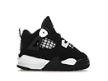 Toddler's Jordan 4 Retro 'White Thunder' Black/White-Black (FV4538 001)