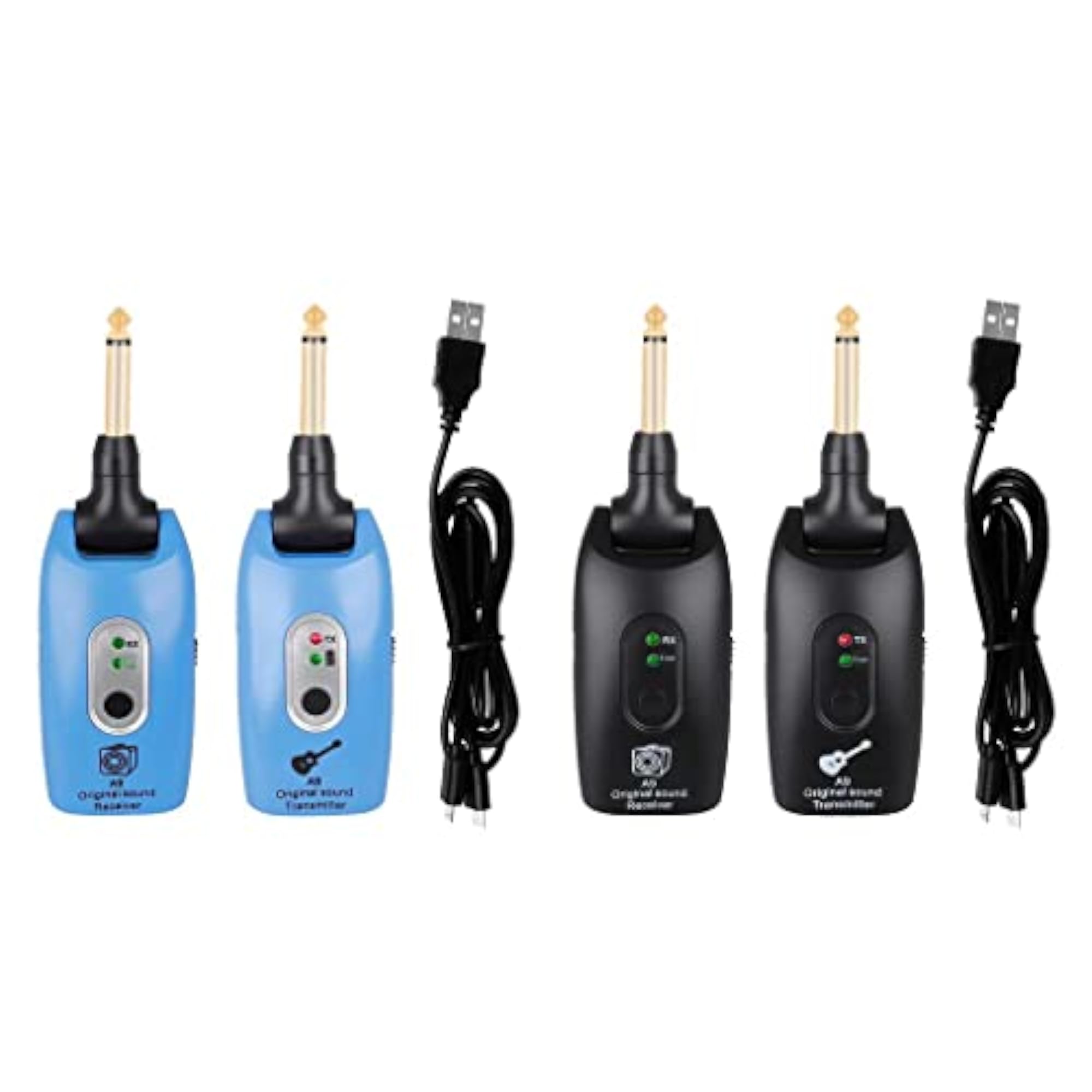 2.4GHZ Wireless Guitar System Transmitter Receiver